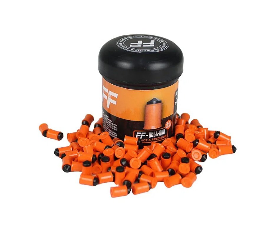Kit 04 Cx Chumbinho FF Hell boy Short 5,40gr Cal 4.5 Alta penetração 100und + Chumbinho FF Firefly