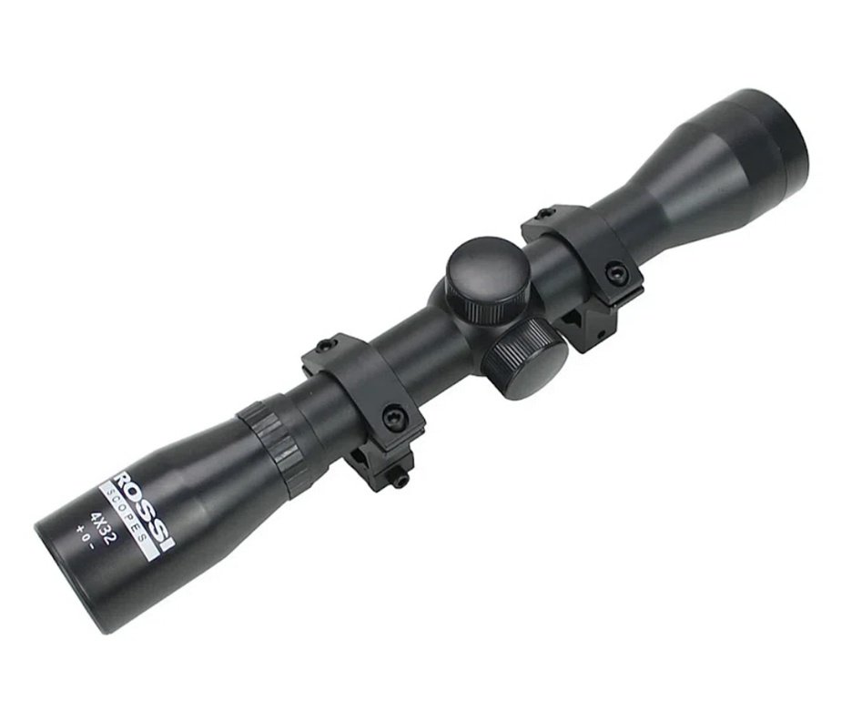 Carabina de Pressão Beeman PCP 1332 Raider 6,35mm Madeira - Rossi + Bomba + Capa + Luneta 4x32