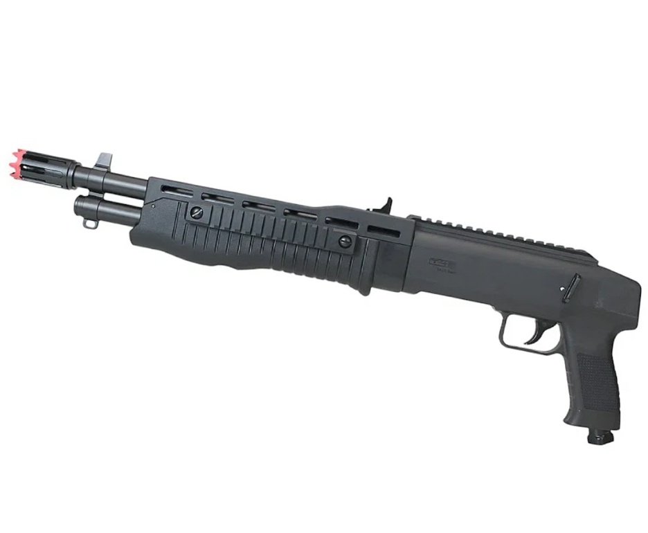 Shotgun Escopeta CO2 Umarex T4E TB Gen2 Cal .68 + Esferas de Borracha + Co2 + Capa + Red Dot