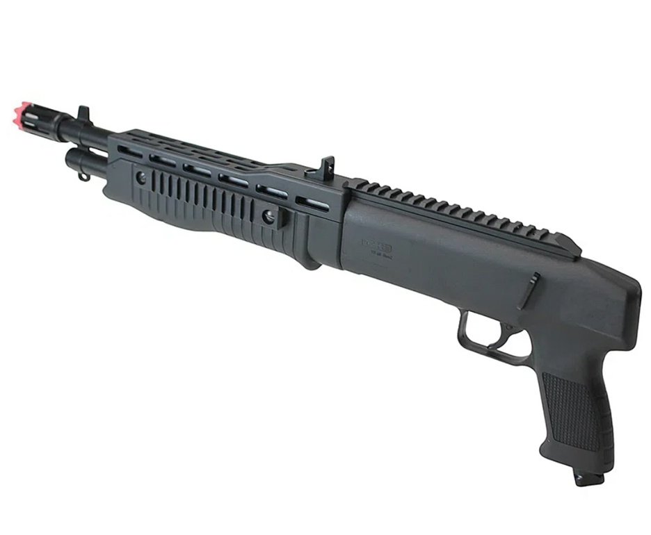 Shotgun Escopeta CO2 Umarex T4E TB Gen2 Cal .68 + Esferas de Borracha + Co2 + Capa + Red Dot