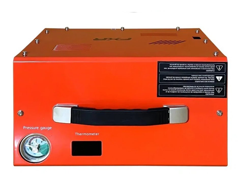 Carabina PCP Semi-Auto M50 Tempesta Desert 5,5 QGK/SPA Artemis + Compressor Portátil Trivolt Compact 2 Coolers FXR