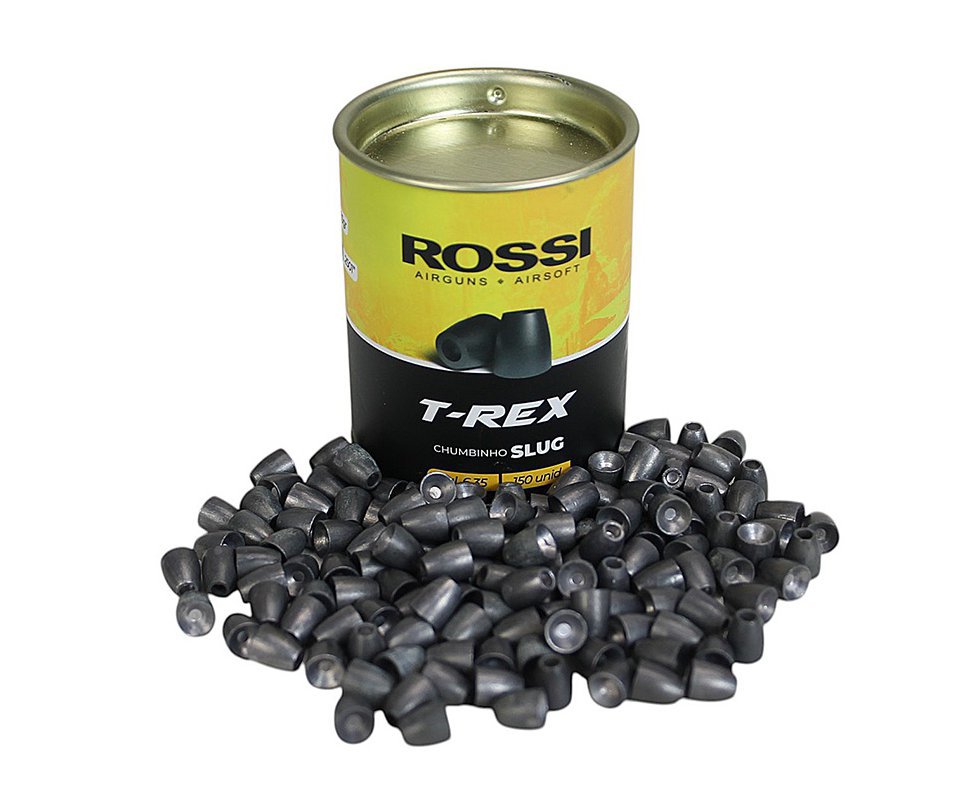 Chumbinho Slug T-Rex 6,36mm 2,14g 33,02gr com 150und - Rossi