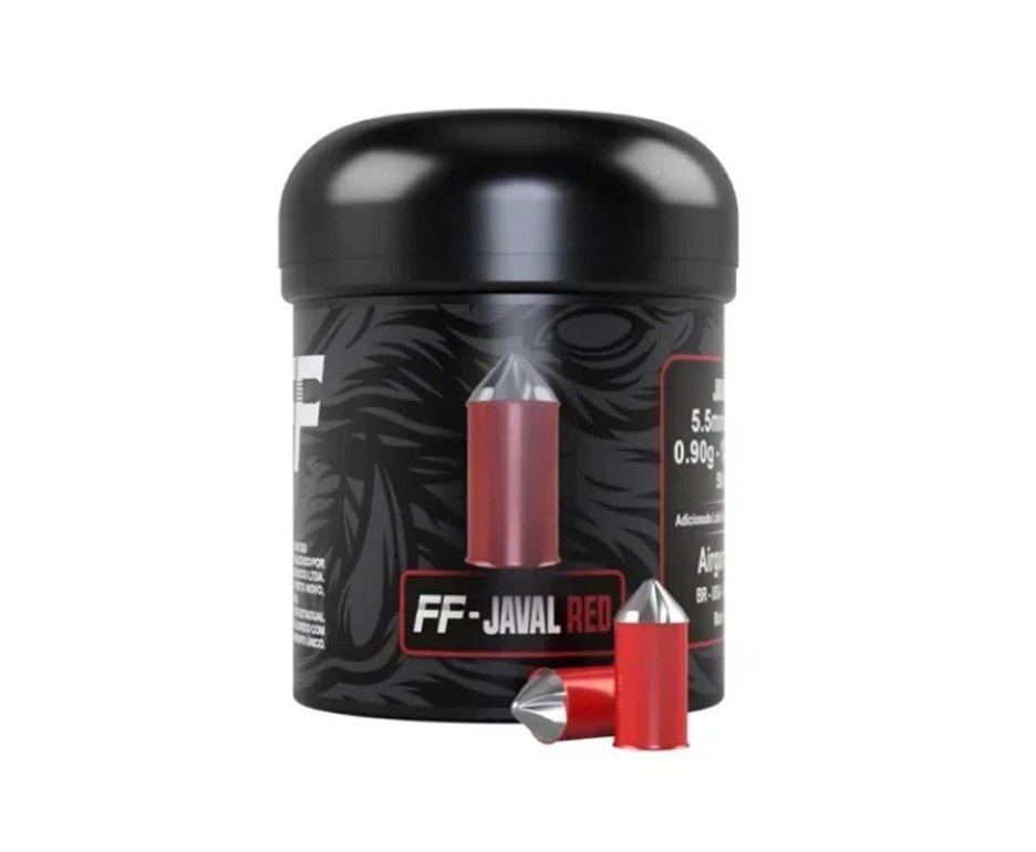 Kit 02 Chumbinho FF Java Red 5,5mm + Balistic Power Prometheus 5,5 .22 + Kit limpeza + Desengripante