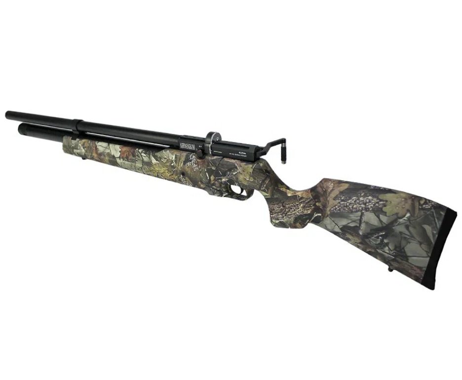 Carabina De Pressão PCP Alpha Camuflada Multishot 10 Tiros 5,5mm - Nova Vista + Compressor Portátil Trivolt Compact