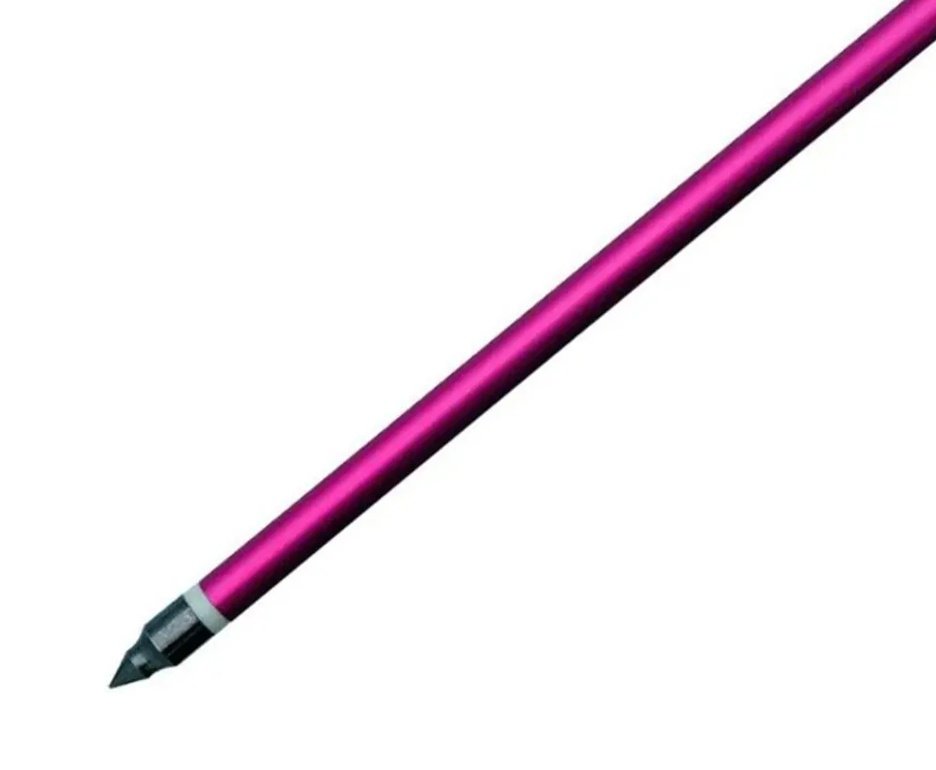 Seta De Aluminio Vermelha 20" (51cm) C/ Ponta de Metal Rosqueavel para Balestra - Ek Archery