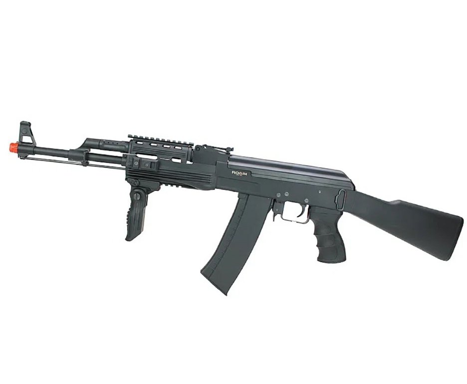 Rifle de Airsoft Neptune Sentinel AK Tactical AEG 6mm - Rossi + Capa + BBS + Red dot 1x30 + Alvos