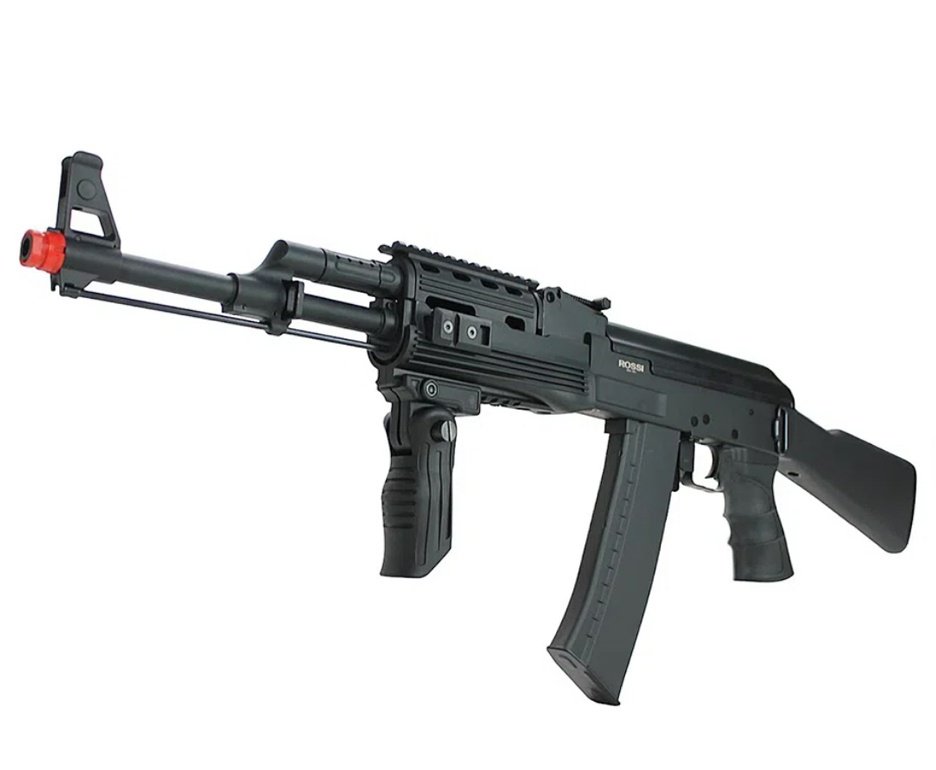 Rifle de Airsoft Neptune Sentinel AK Tactical AEG 6mm - Rossi + Capa + BBS + Red dot 1x30 + Alvos