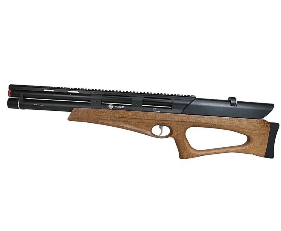 Carabina de Pressão Rossi PCP R35-X Semi Auto BP Wood 6,35mm + Scuba 6,8 L