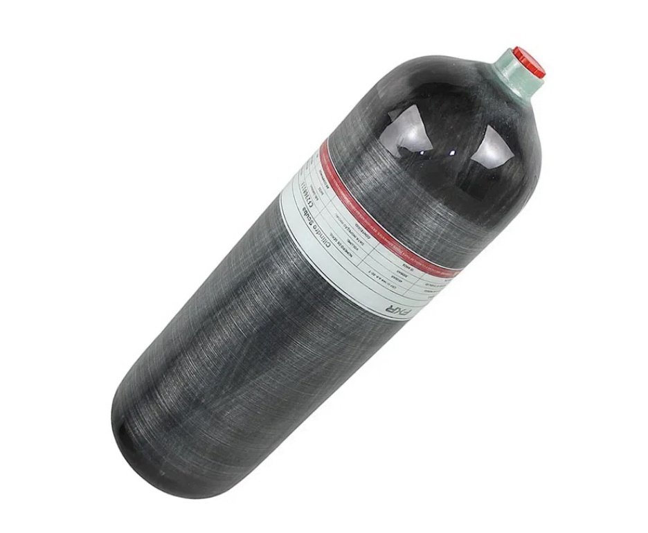 Carabina de Pressão Rossi PCP R35-X Semi Auto BP Wood 6,35mm + Scuba 6,8 L