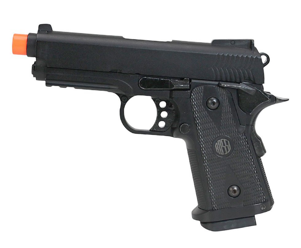 Pistola de Airsoft Gás GBB Hi-Capa Short Blowback 6.0mm - Rossi