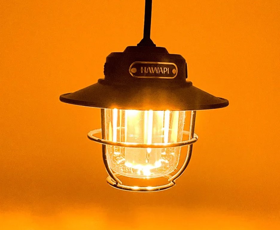Lampião Hawapi 250 Lumens, 4 Modos Entrada USB