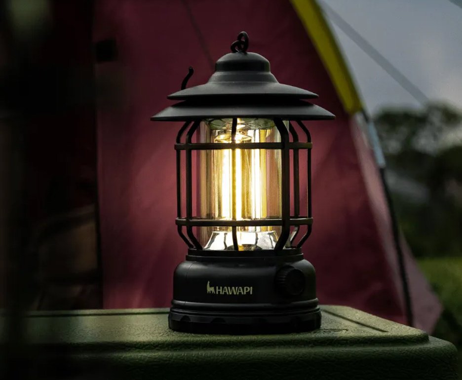Lampião Hawapi 400 Lumens, 2 Modos Entrada USB