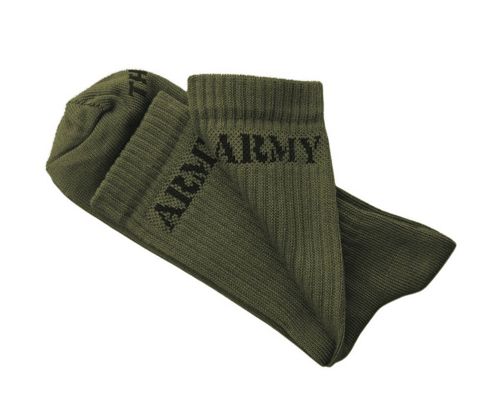 Meia Canelada Cano Longo Verde Army Tam. 39-43 Algodão / Poliamida - Taitus