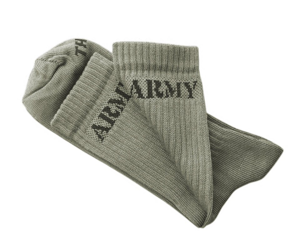 Meia Canelada Taitus Cano Longo Verde Army Tam. 39-43