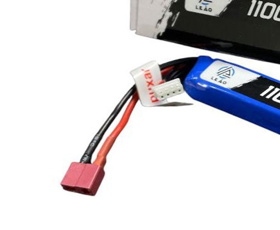 Bateria Lipo Ultra 11.1V/3S(1pack) 1100mAH 20C/40C Dean Airsoft - Leão Modelismo