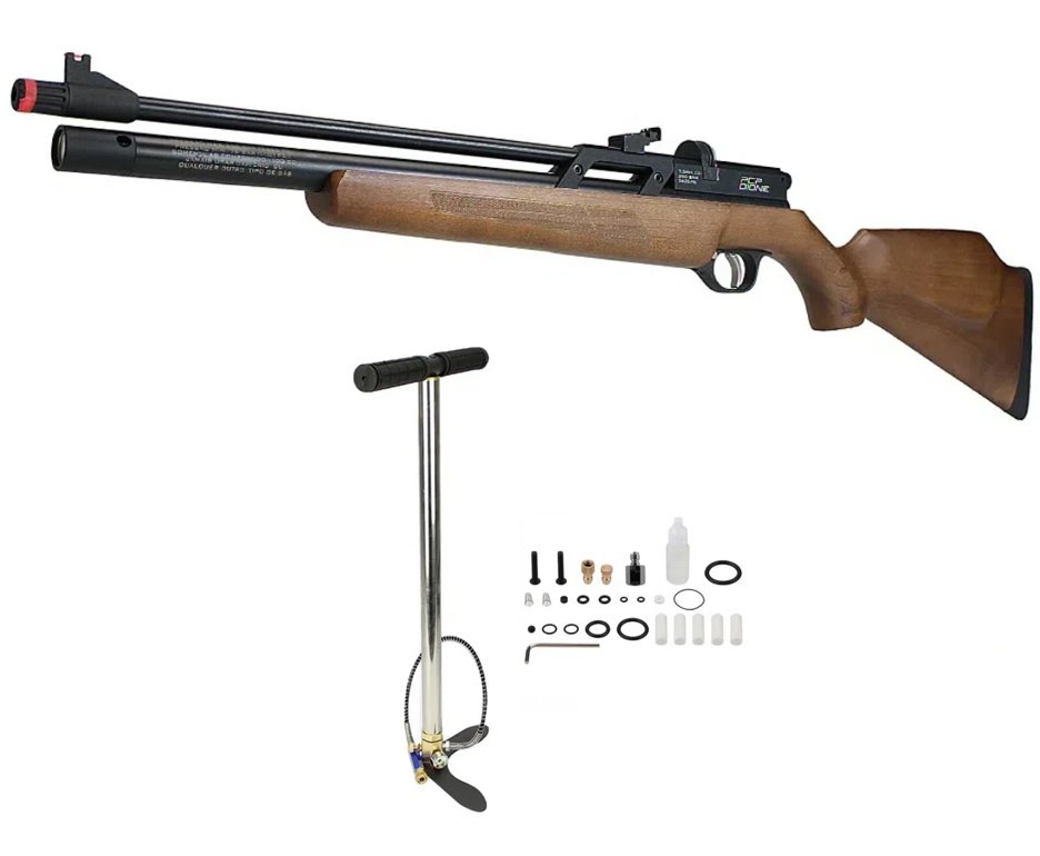 Carabina de Pressão PCP Rossi Dione VR madeira 5,5mm - Rossi + Bomba