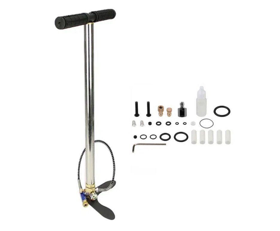 Carabina de Pressão PCP Rossi Dione VR madeira 5,5mm - Rossi + Bomba + Capa + Luneta 4x32 + Alvos + Chumbo + Desengripante / Anticorrosivo