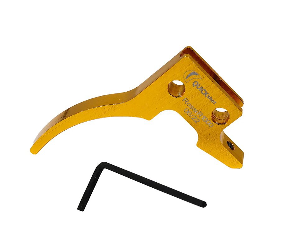 Lâmina de Gatilho Quickshot Para Carabina Rossi R1000 Dourado