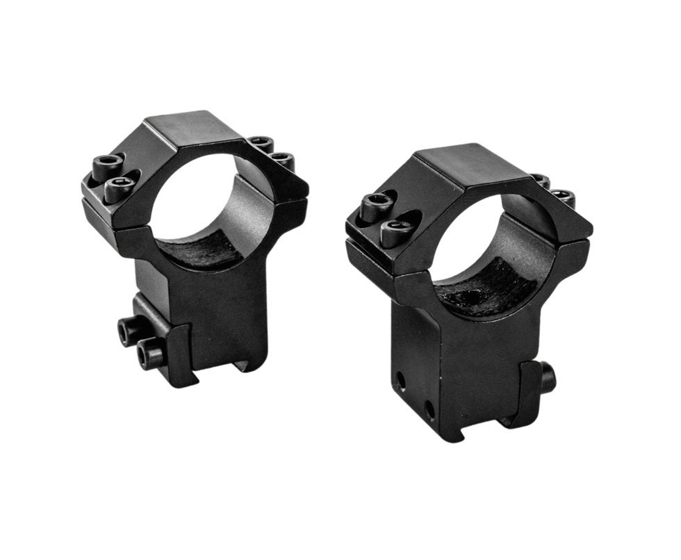 Kit Mount alto Rossi 11mm - 3/8" - luneta Tubo 25mm com 04 parafusos