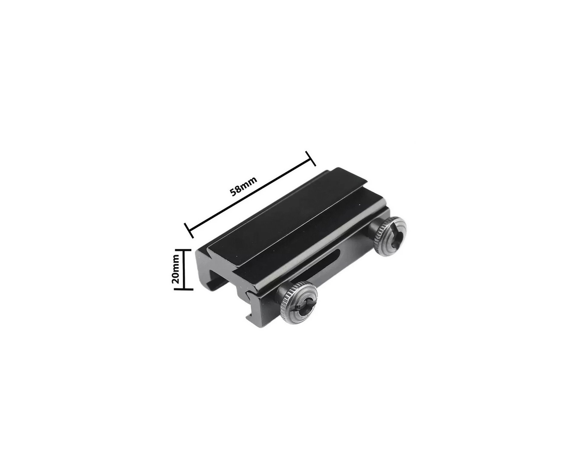 Adaptador de Trilho Rossi - 3/8 para 7/8 Pequeno