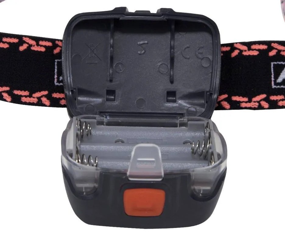 Lanterna de cabeça LED COB Azteq Kashina 140 lúmens Alcance de até 30m e 2 Modos de Iluminação