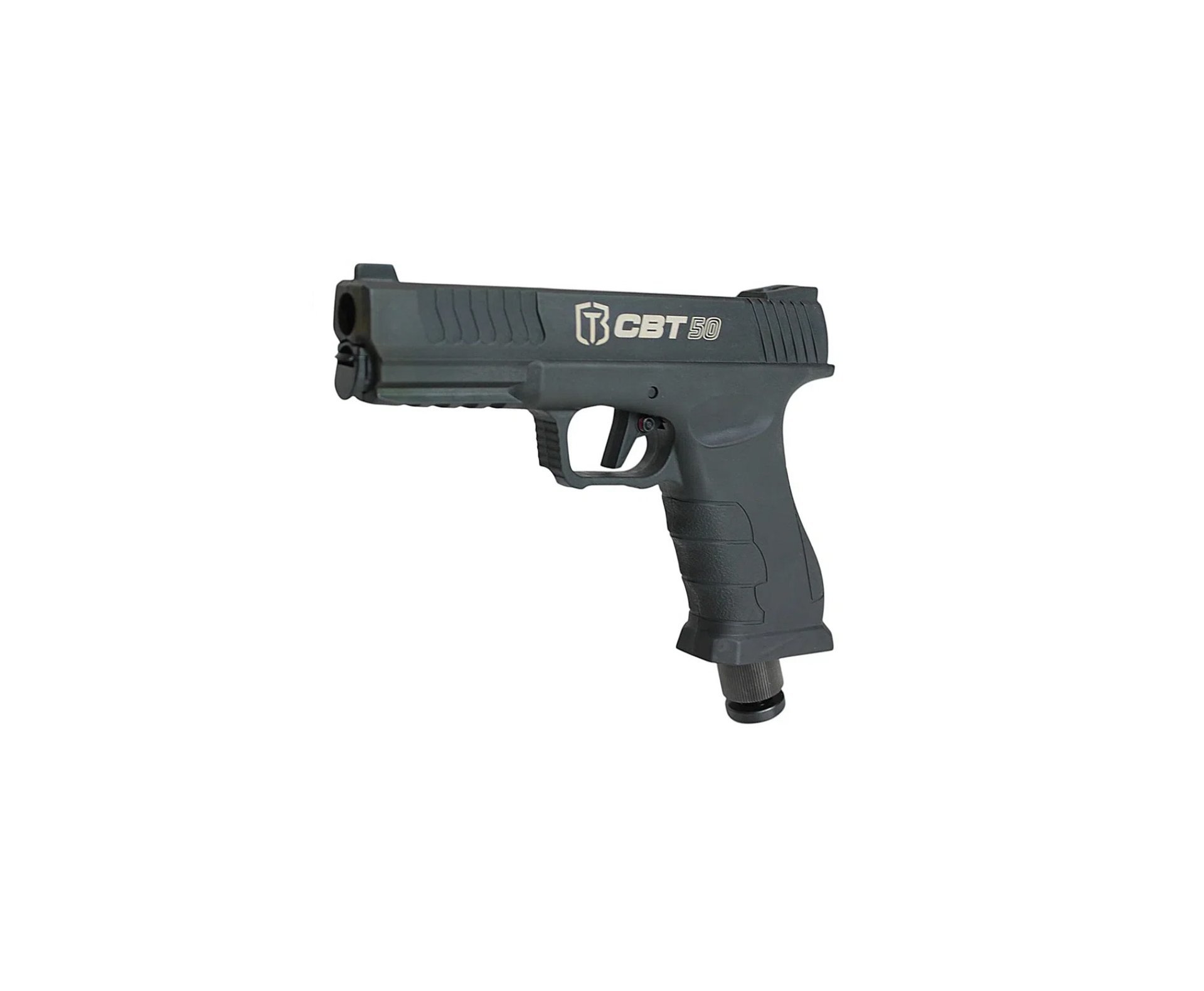 Pistola Home Defense CO2 CBT-50 Cal .50 HDP LDL - Combat + Co2 + Esferas de Borracha + Case + Alvos + Laser
