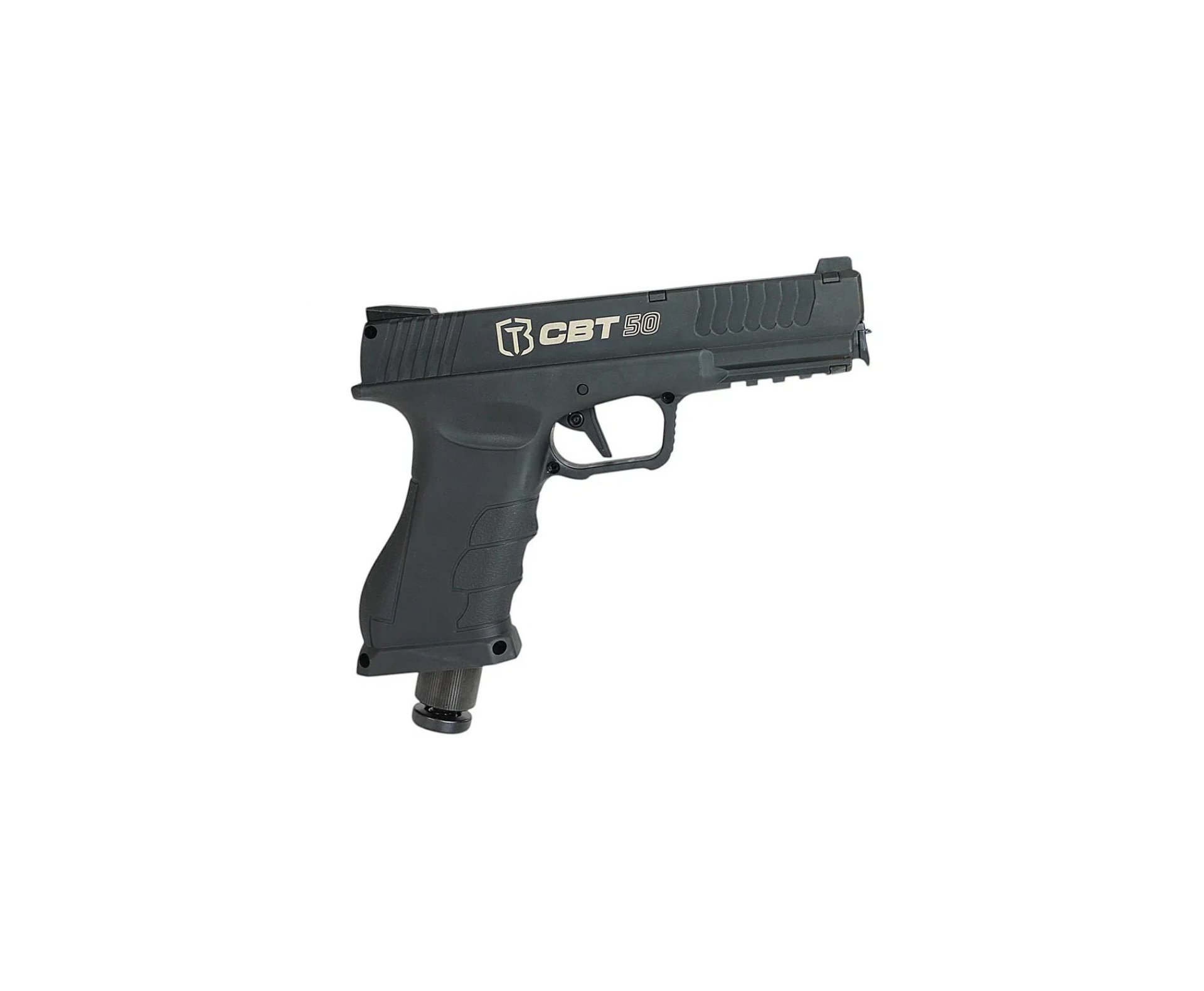 Pistola Home Defense CO2 CBT-50 Cal .50 HDP LDL - Combat + Co2 + Esferas de Alumínio  + Case