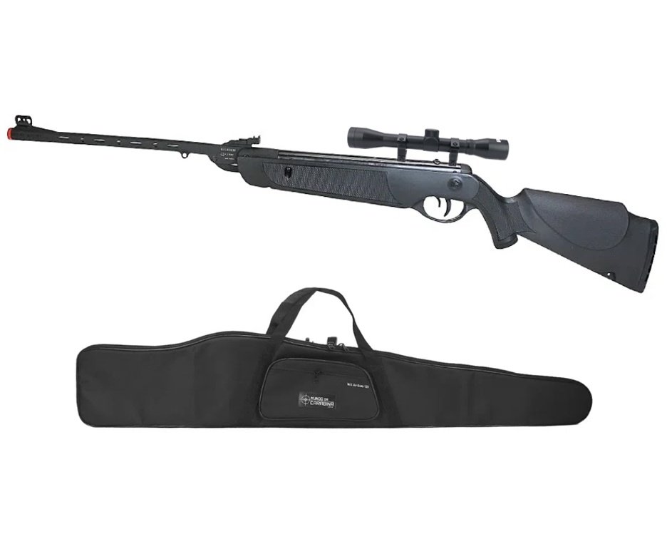 Carabina de Pressão Rossi Dione Sport MH 4,5mm - Rossi + Luneta 4x32 + Capa