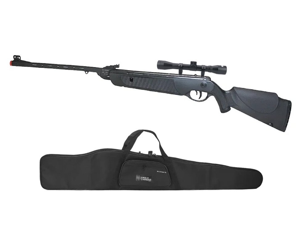 Carabina de Pressão Rossi Dione Sport MH 4,5mm - Rossi + Luneta 4x32 + Capa