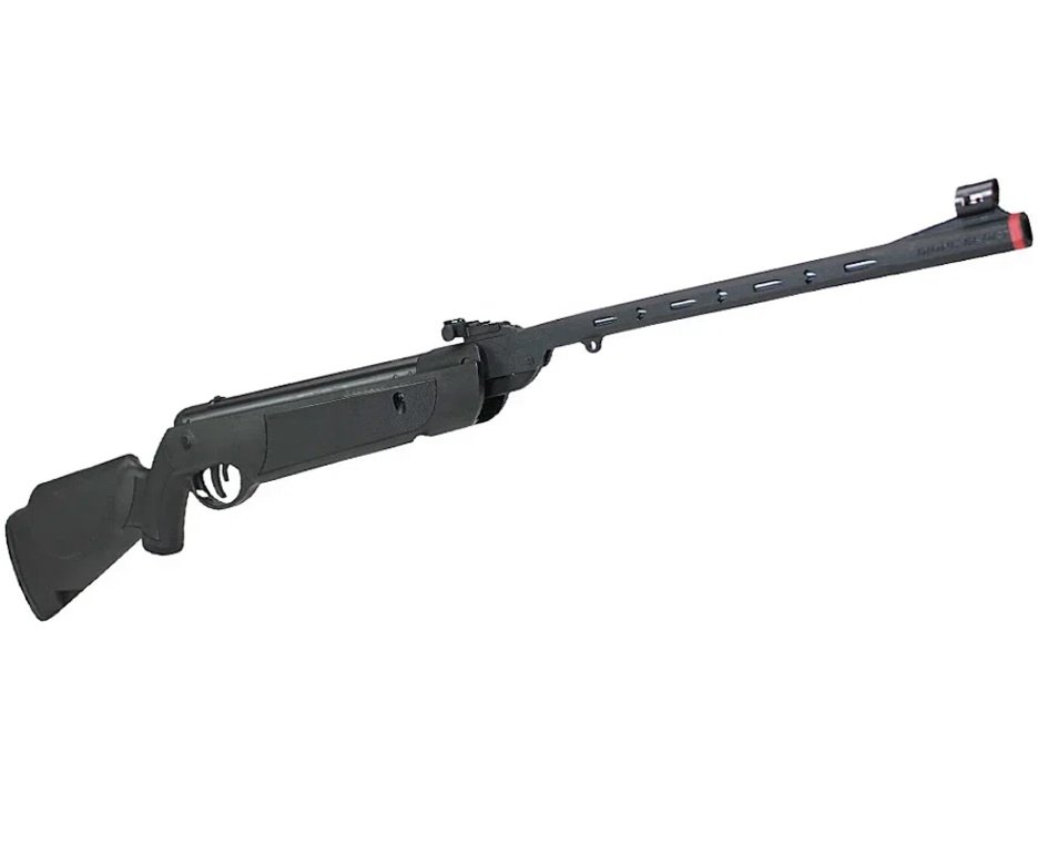 Carabina de Pressão Rossi Dione Sport MH 4,5mm - Rossi + Luneta 4x32 + Capa + Chumbo + Alvos + Kit Limpeza + Desengripante / Anticorrosivo