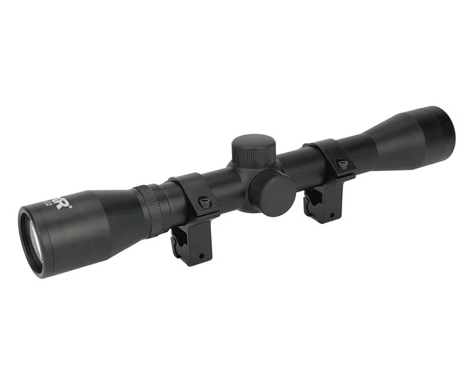 Carabina de Pressão Rossi Dione Sport MH 4,5mm - Rossi + Luneta 4x32 + Capa + Chumbo + Alvos + Kit Limpeza + Desengripante / Anticorrosivo