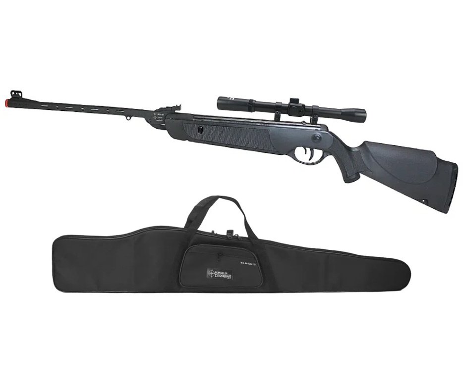 Carabina de Pressão Rossi Dione Sport MH 4,5mm - Rossi + Luneta 4x20 + Capa
