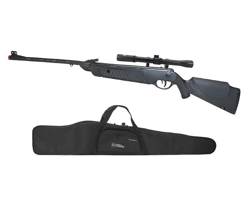 Carabina de Pressão Rossi Dione Sport MH 4,5mm - Rossi + Luneta 4x20 + Capa