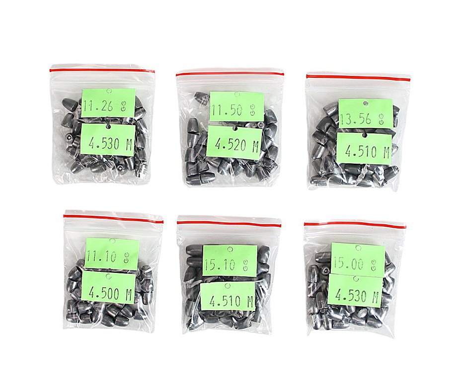 Chumbinho Slug Monster Kit Teste 11/13/15gr - 4,5mm - 210un