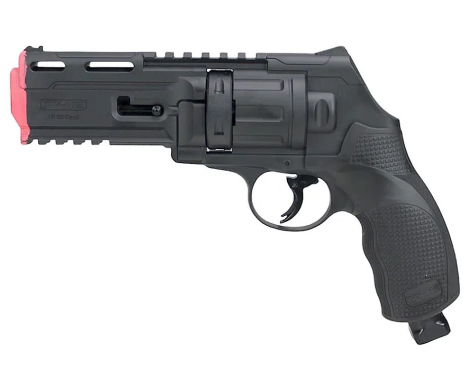 Revólver de Pressão CO2 HDR T4F .50 GEN2 Defense Umarex LTL + Munição Strike Fury + Co2