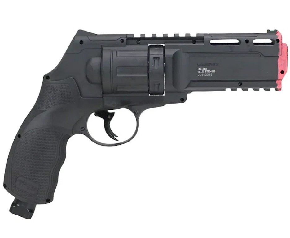 Revólver de Pressão CO2 HDR T4F .50 GEN2 Defense Umarex LTL + Munição Strike Fury + Co2 + Case + Laser