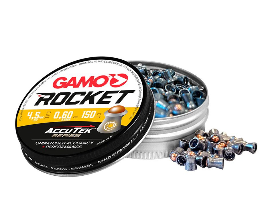Chumbinho Gamo Rocket Accu Tek Series 4,5mm - 150un