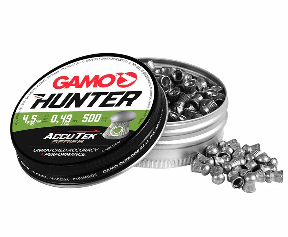 Chumbinho Gamo Hunter Accu Tek Series 4,5mm - 500un