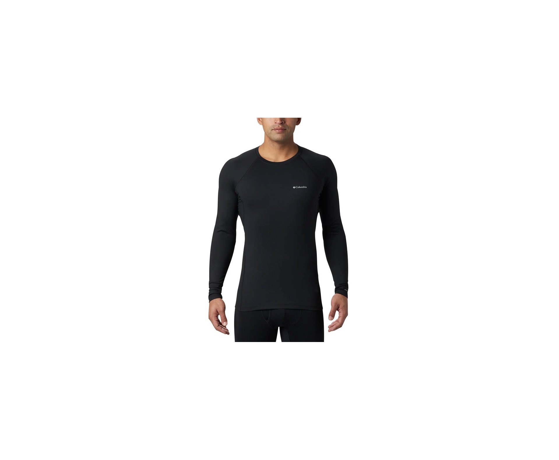 Blusa Térmica Columbia HeavyWeight Stretch Long Sleeve - Black