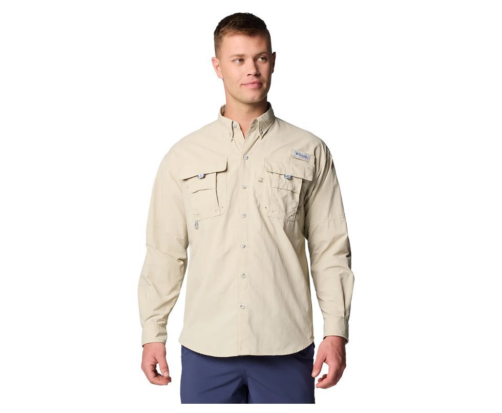 Camisa Columbia Masculina Bahama, pesca, outdoor - Fossil