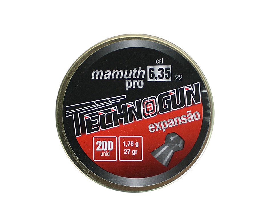 Chumbinho Technogun Mamuth Pro 6.35mm C/ 200un.