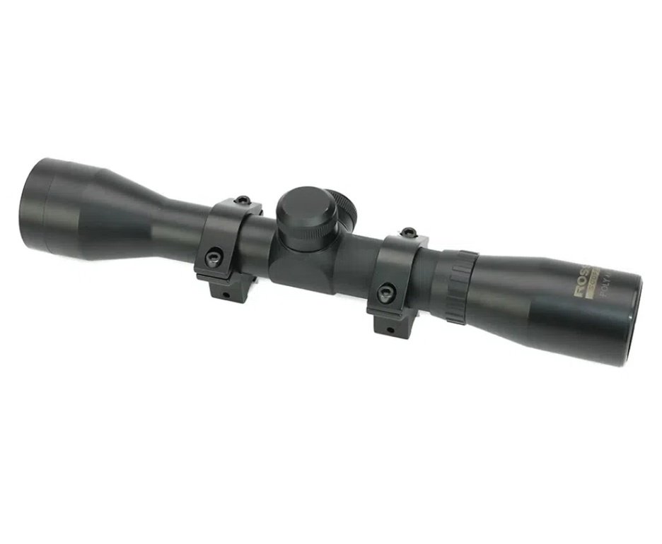 Carabina de Pressão Big Cat Hunter Mola Madeira 5,5mm - Gamo + Luneta 4x32 + Capa + Chumbo + Alvos + Bipé + Desengripante / Anticorrosivo
