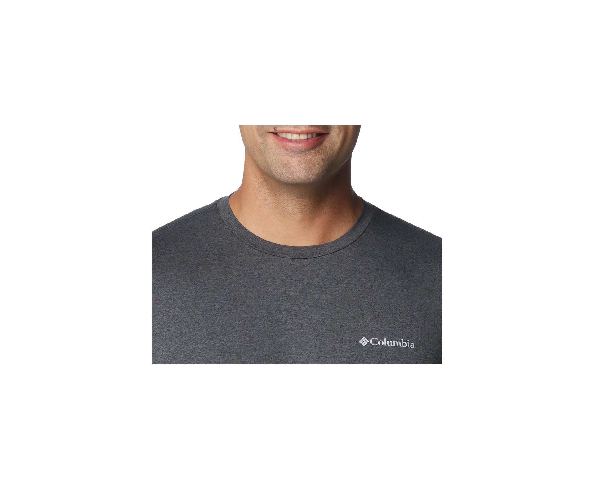 Camiseta Columbia Tech Trail Crew Neck II Shark Heather