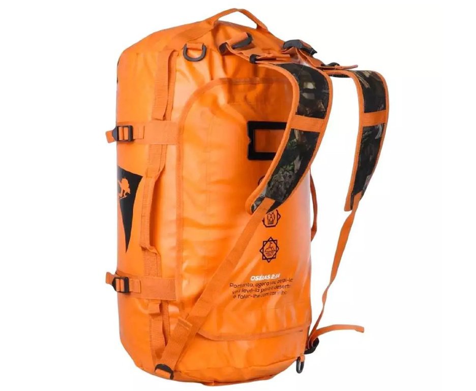 Duffle Bag NTK 50L Laranja e Camuflado  - Nautika