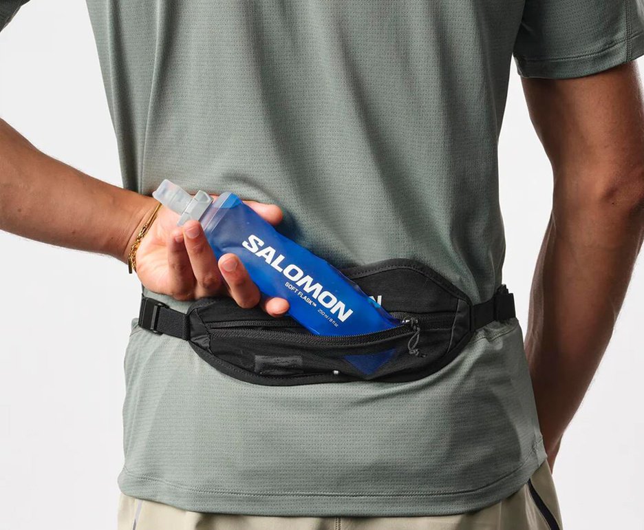 Cinto Esportivo Salomon Active Sling Belt Black/Metal