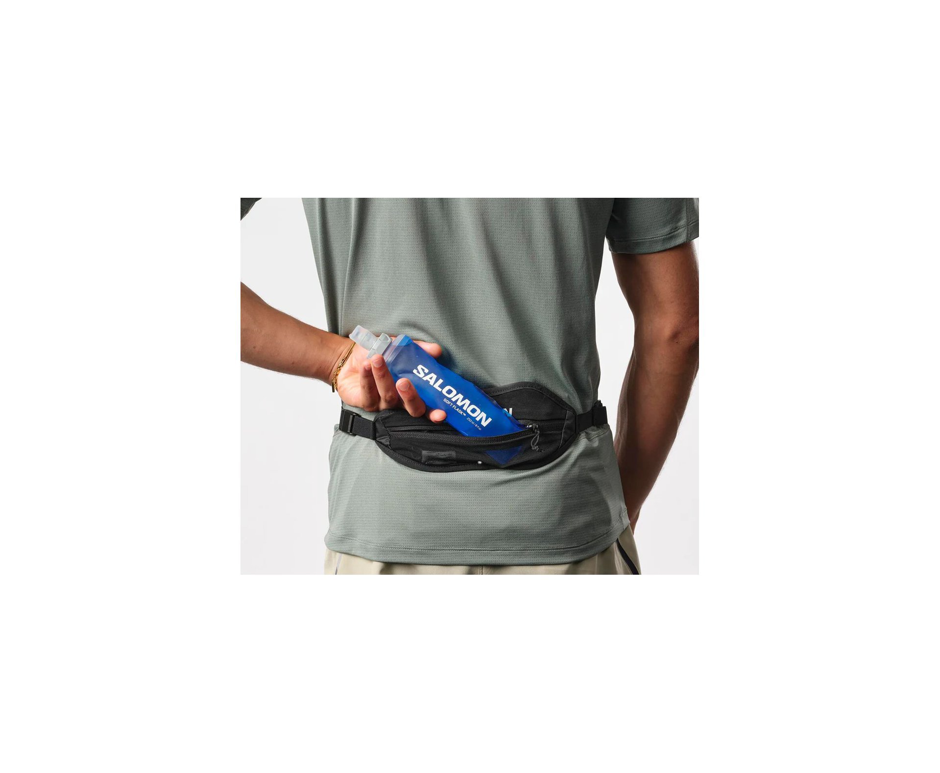 Cinto Esportivo Salomon Active Sling Belt Black/Metal