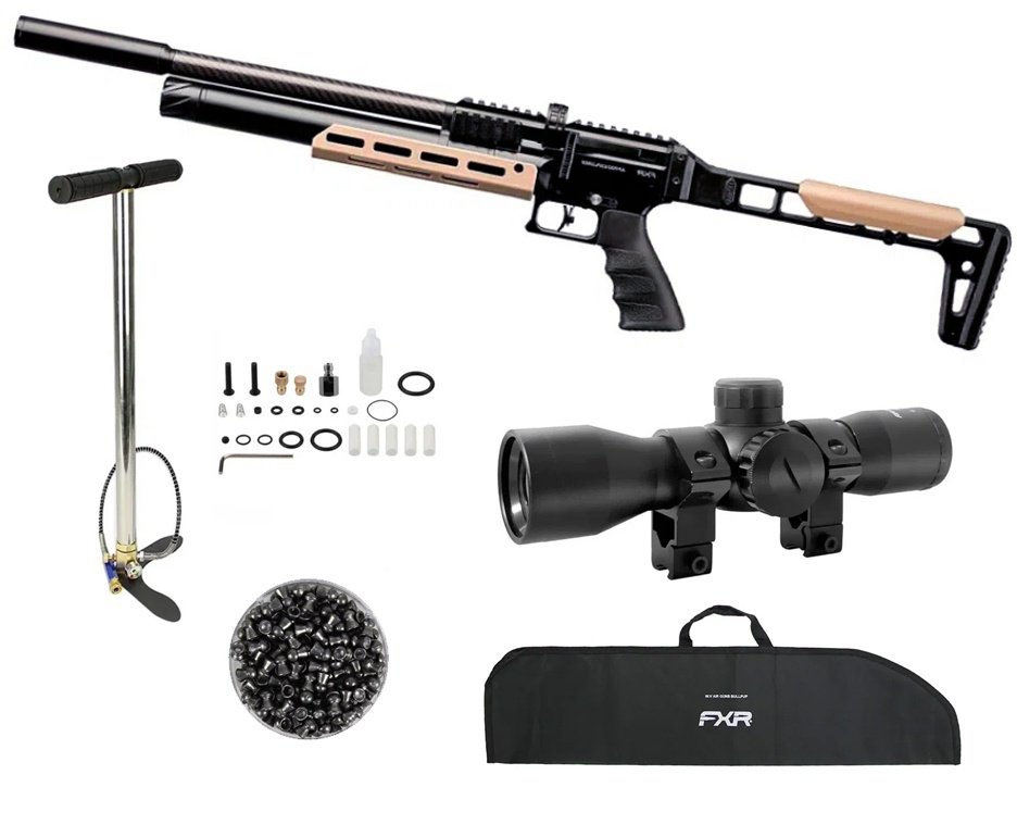 Carabina PCP Artemis AP900 Explorer 5,5mm - Artemis + Luneta 4x32 + Bomba + Capa + Chumbo