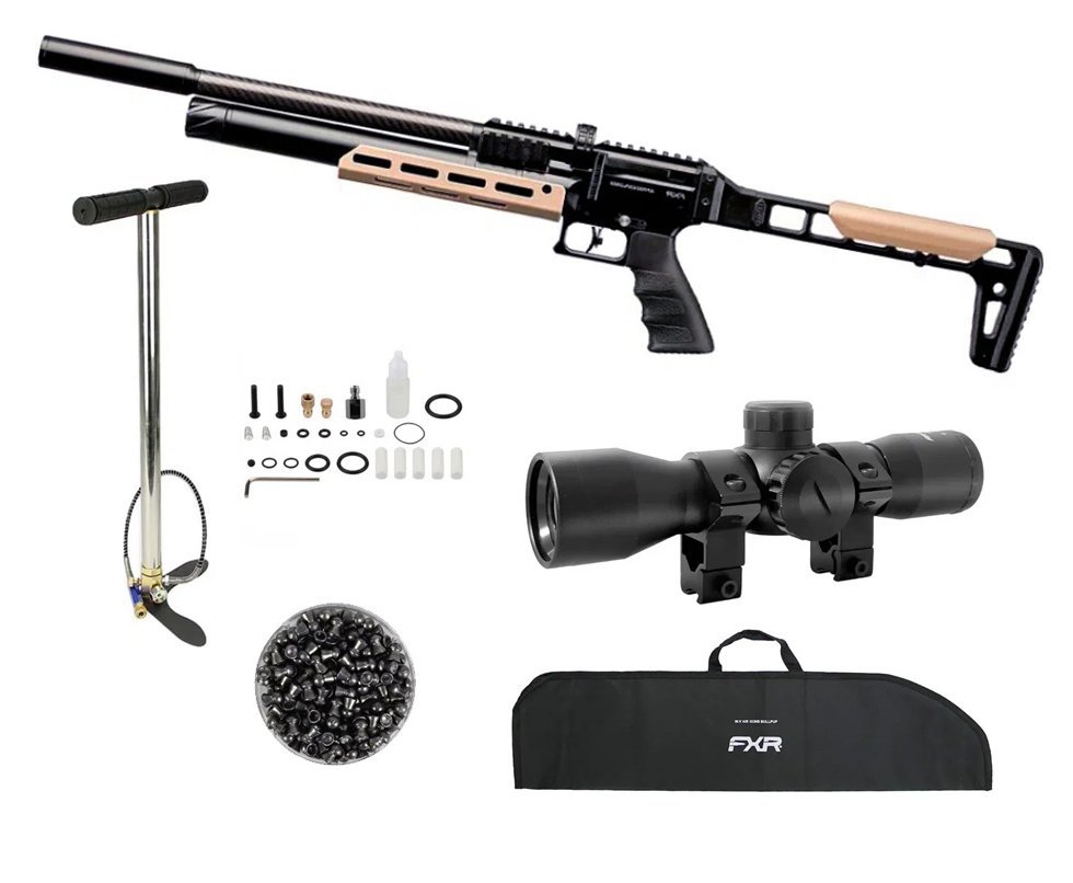 Carabina PCP Artemis AP900 Explorer 5,5mm - Artemis + Luneta 4x32 + Bomba + Capa + Chumbo