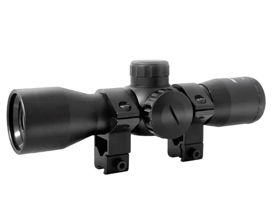 Carabina PCP Artemis AP900 Explorer 5,5mm - Artemis + Luneta 4x32 + Bomba + Capa + Chumbo + Alvos + Kit de Limpeza + Desengripante / Anticorrosivo