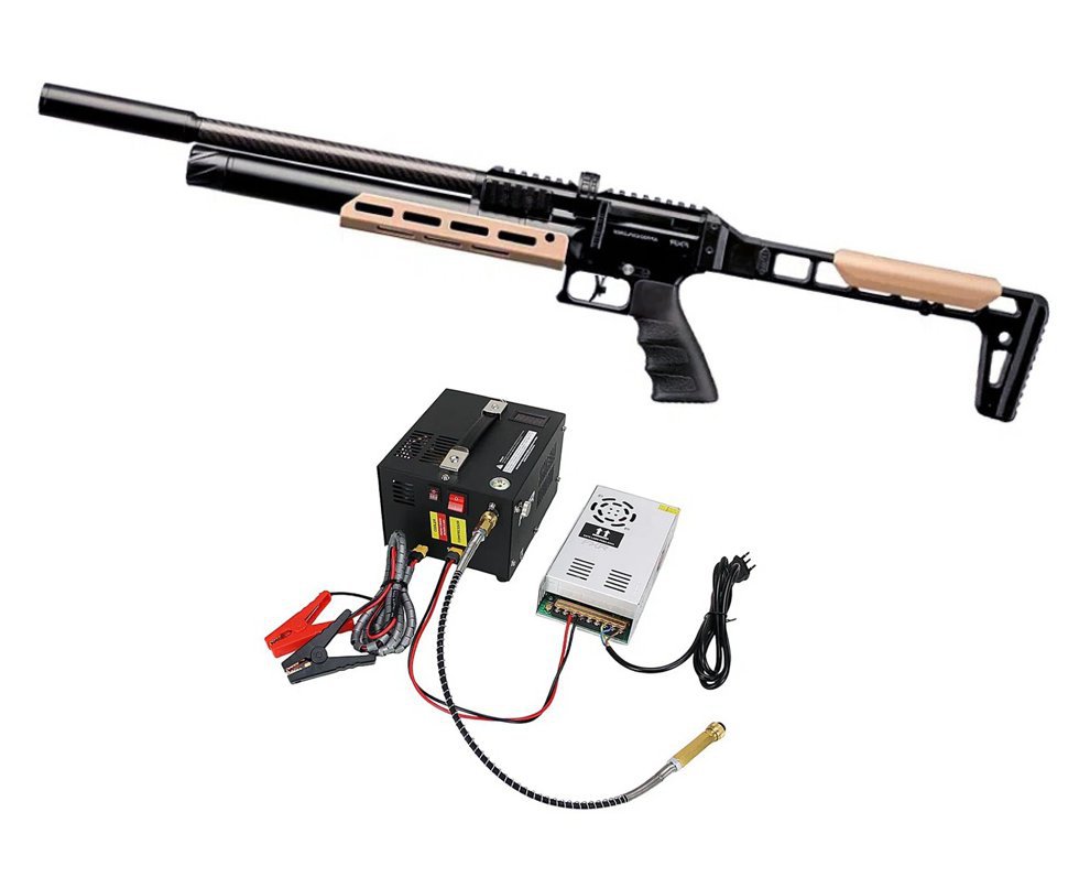 Carabina PCP Artemis AP900 Explorer 5,5mm - Artemis + Compressor Portátil Trivolt Compact